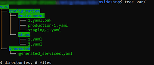 Manual changes for module were done in admin area, 1.yaml.bak exists!