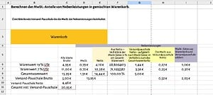 Versandpauschale+MwSt-Versandnebenkosten