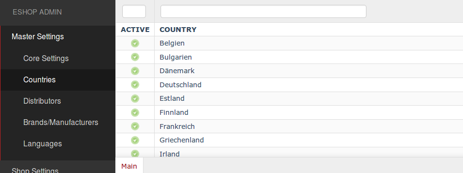 geo-blocking activate EU-countries in OXID eShop